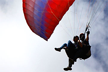 Take-off points in Castelluccio di Norcia